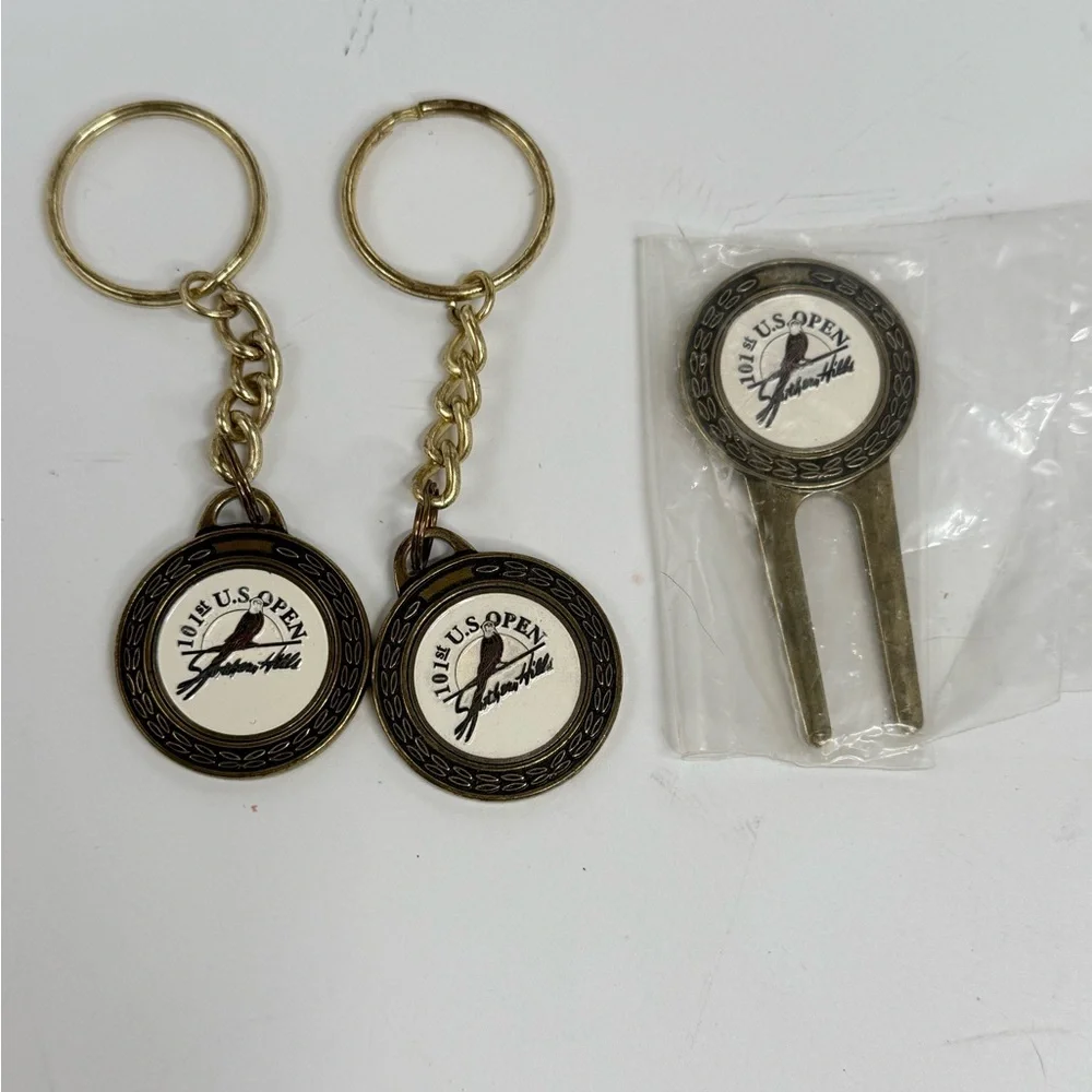 U.S Open Championship 2001 Southern Hills Country Club key chains Divot Tool Set